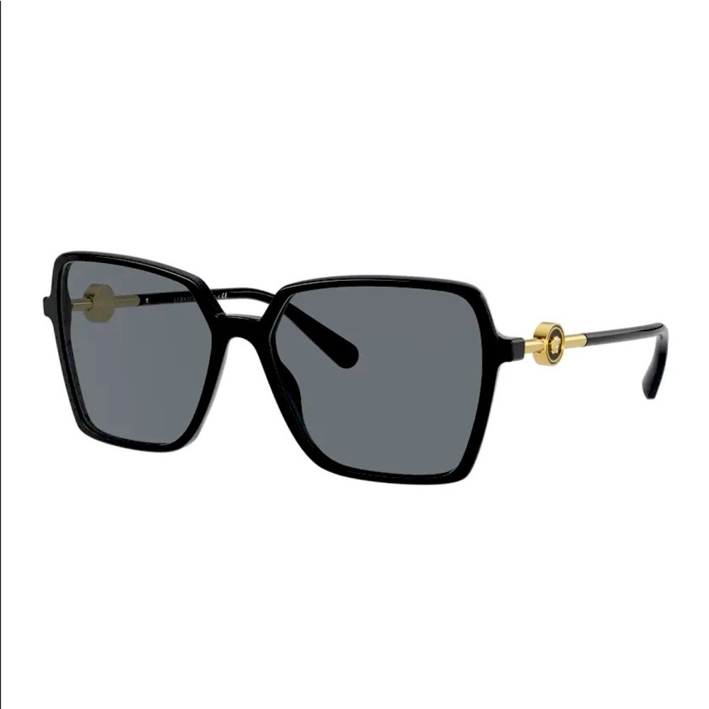 Versace Oversized Black Sunglasses